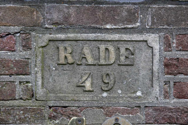 Gevelsteen Hollewandsweg 40 Rade 1886
