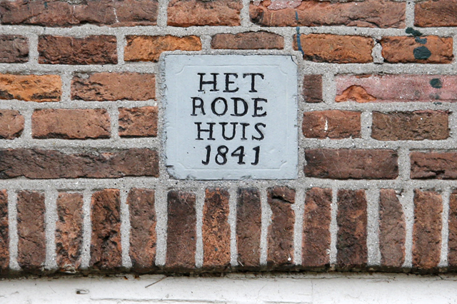 Gevelsteen Roodhuizerpad 1905