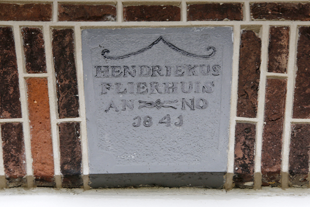 Gevelsteen Roodhuizerpad 1909