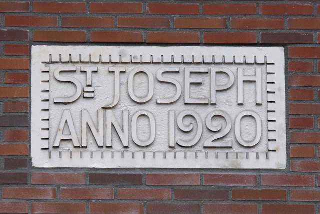 Gevelsteen St Josephplein 1851
