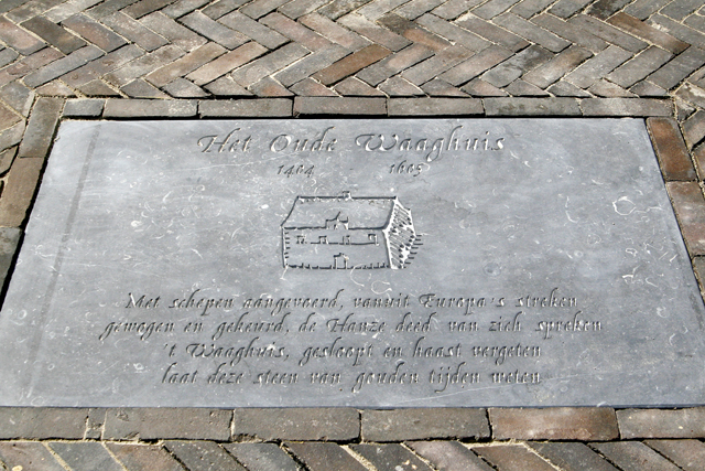 Gedenksteen Stads Waag 12062008 6152