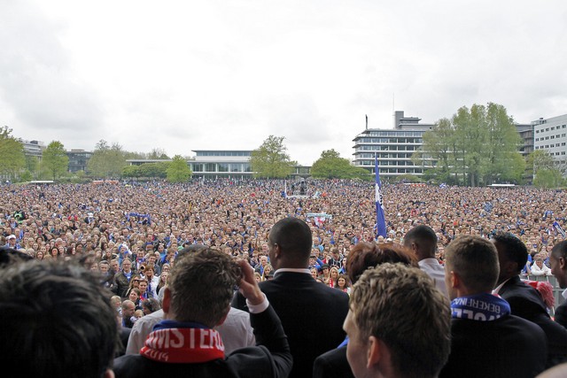 Huldiging PEC Zwolle 2014 8500