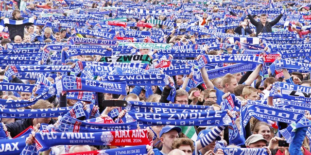 Huldiging PEC Zwolle 2014 8562