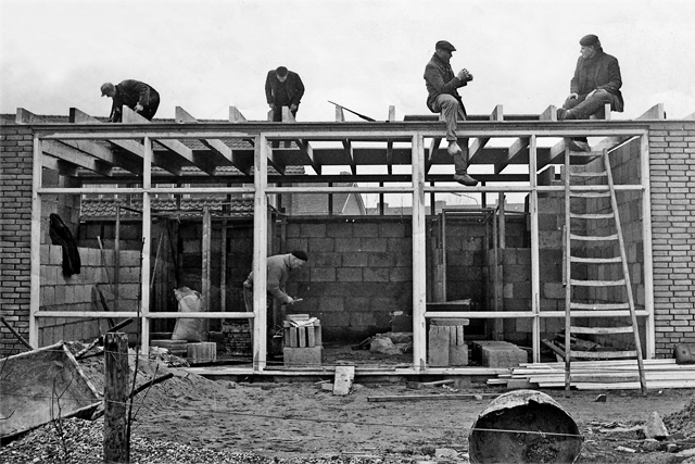 SVI Kleedkamers Van Houtenlaan 1964