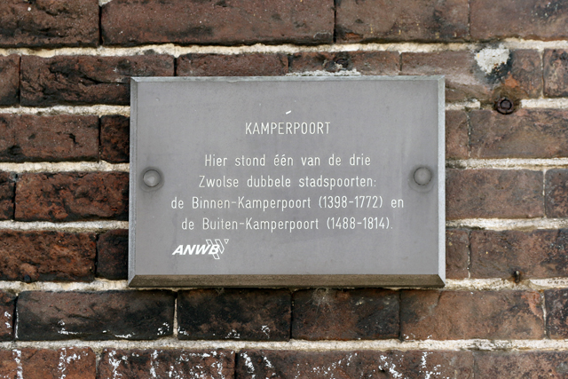 Bordje Kamperpoort Hoek Kamperstraat Eekwal 7V6A8809