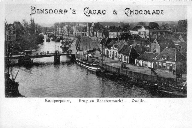 HCO Kamperpoortenbrug Beestenmarkt 1900 1905 PBKR2646