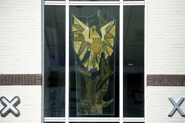 Kamperpoort De Fenix Gebrandschilderd raam 2017 6195