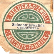 Sluitzegel Seizoenijswafels Helders Biscuitsfabriek Norp