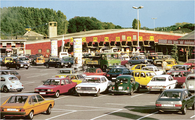Eerste bouwmarktmet tuincentrum Bornheim 1968