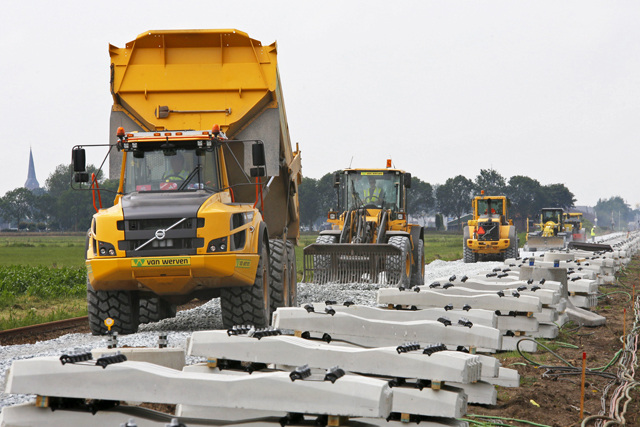 Kamperlijn 4 Aanvoer nieuw grind 9693