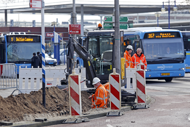 Stationsplein Eerste werkzaamheden 12022019 9501
