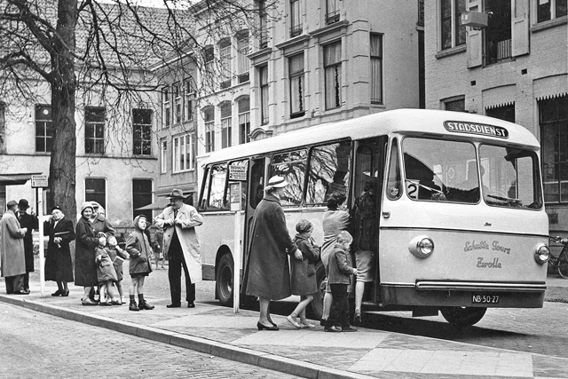 Collectie Schutte Gasthuisplein Overstap 1959