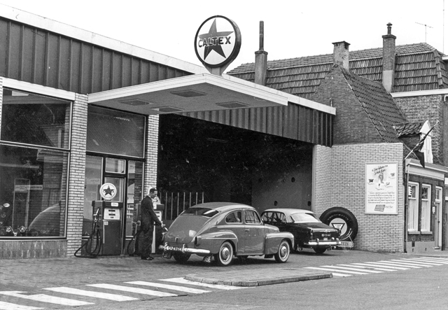 Schutte Tours Tankstation Vechtstraat 1961